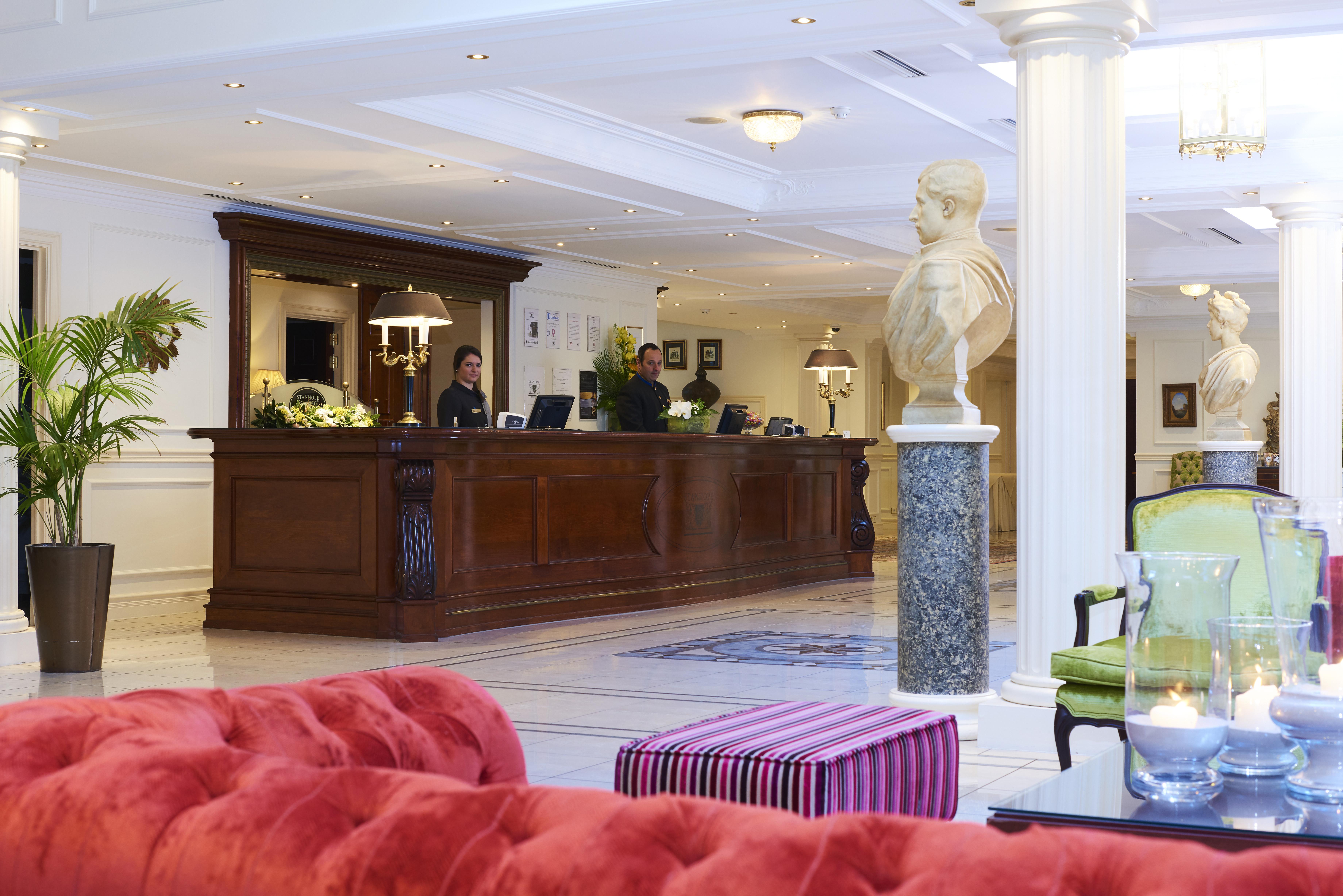 בריסל Stanhope Hotel By Thon Hotels מראה חיצוני תמונה The lobby of the hotel